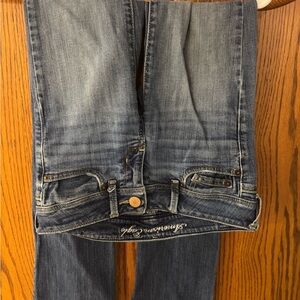 American Eagle Outfitters Blue Slim Boot Leg Denim
